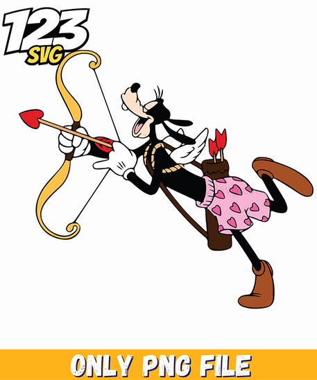 Minnie Cupid Valentine PNG, minnie cupid valentine, minnie mouse valentine - 123SVG Store