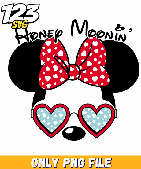 Minnie Heart Glasses Png, minnie mouse heart glasses png, minnie ears glasses png free - 123SVG Store