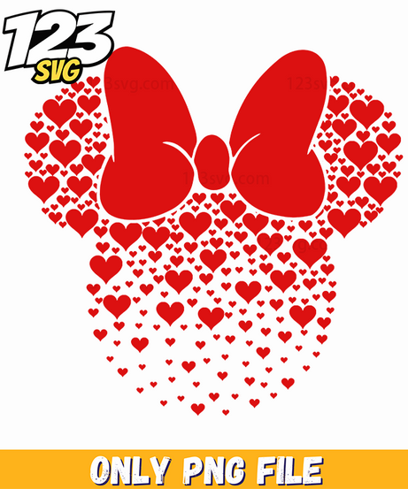 Minnie Mouse Bow Png, Minnie Bow Png, Minnie Mouse Png Bows - 123SVG Store