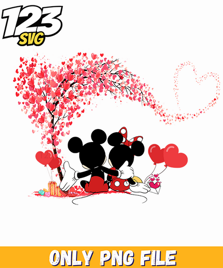 Minnie Mouse Hearts PNG, minnie hearts png, minnie mouse red and white hearts - 123SVG Store