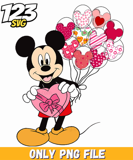 Minnie Mouse Valentine Standing PNG, minnie mouse valentine, valentine minnie mouse png - 123SVG Store