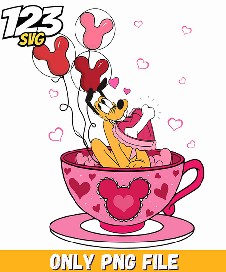 Minnie Valentine Coffee Cup PNG, Minnie Mouse Valentine Coffee Cup Free PNG, Minnie Mouse Valentine Coffee Cup PNG Free Download - 123SVG Store