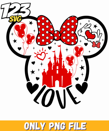 Minnie Valentine Grunge PNG, minnie grunge png, minnie valentine png grunge - 123SVG Store