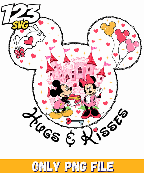 Minnie Valentine Heart PNG, Minnie Valentine Heart, Minnie Mouse Valentine Heart - 123SVG Store