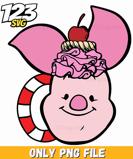 Piglet Valentine PNG, piglet valentine, piglet valentine day - 123SVG Store