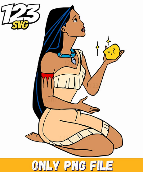 Pocahontas Back Fall PNG, pocahontas png, disney pocahontas fall - 123SVG Store