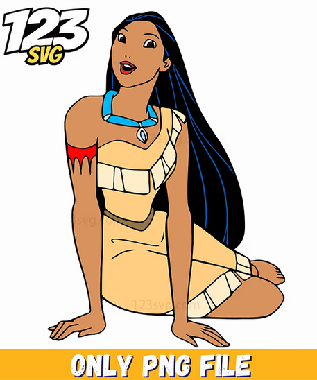 Pocahontas Flying Scene PNG, korean cartoon png, modern vibes boys png - 123SVG Store