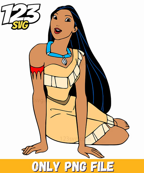 Pocahontas Flying Scene PNG, korean cartoon png, modern vibes boys png - 123SVG Store