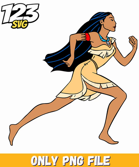 Pocahontas Hair Flow PNG, christmas kpop demon png, kpop demon png - 123SVG Store