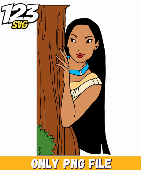 Pocahontas Sunflower PNG, korean cartoon png, modern vibes boys png - 123SVG Store
