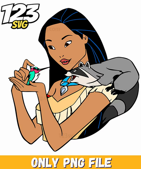 Pocahontas and John Smith PNG, kpop cartoon png, korean cartoon png - 123SVG Store