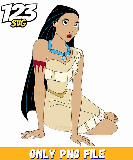Pocahontas png, disney princess pocahontas png, pocahontas princess png - 123SVG Store