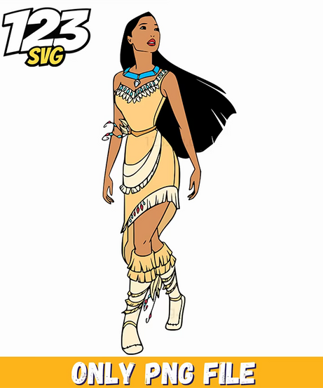 Pocahontas with Raccoon PNG, kpop cartoon png, kpop band mascot png - 123SVG Store