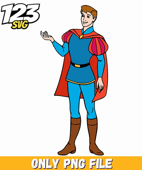 Prince Phillip Disney PNG, disney couples, disney character ice cream images - 123SVG Store