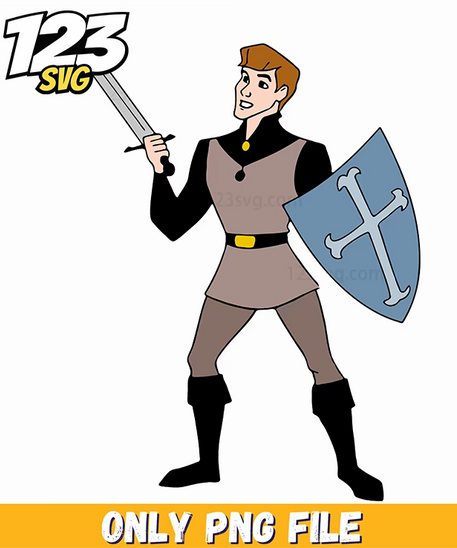 Prince Phillip Shield PNG, huntrix png, huntrix halloween png - 123SVG Store