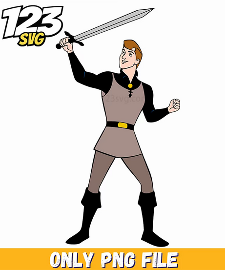 Prince Phillip Sword PNG, huntrix and saja png, kpop band manhwa png - 123SVG Store