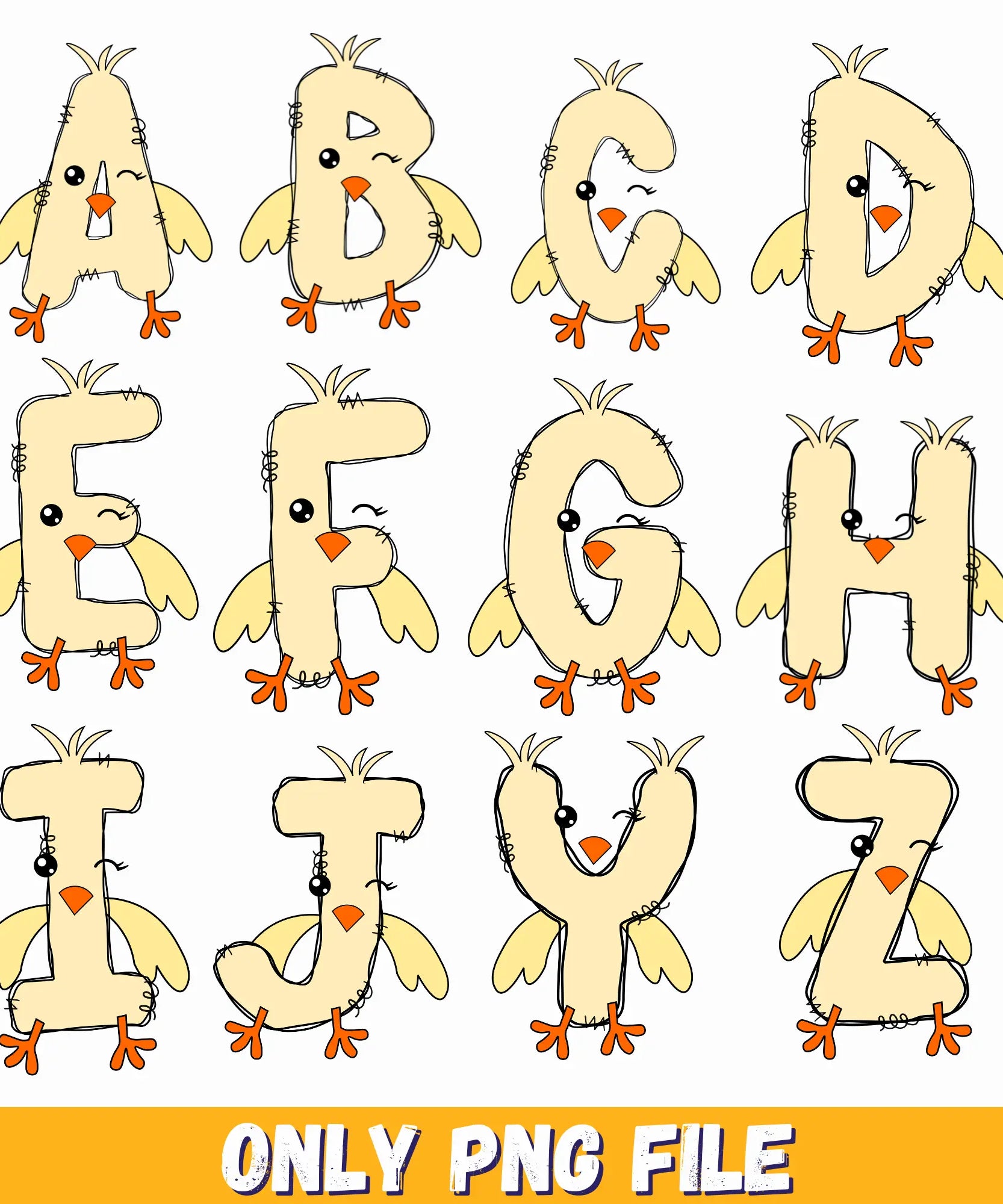 Printable easter egg letters, alphabet easter egg letters, doodle letters