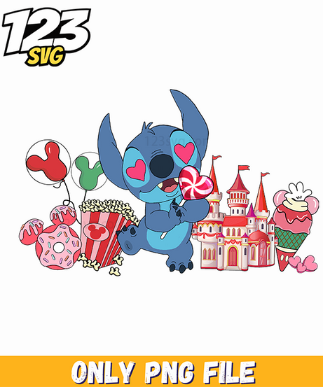 Stitch Valentine Disney PNG, disney stitch valentine, stitch valentine disney - 123SVG Store