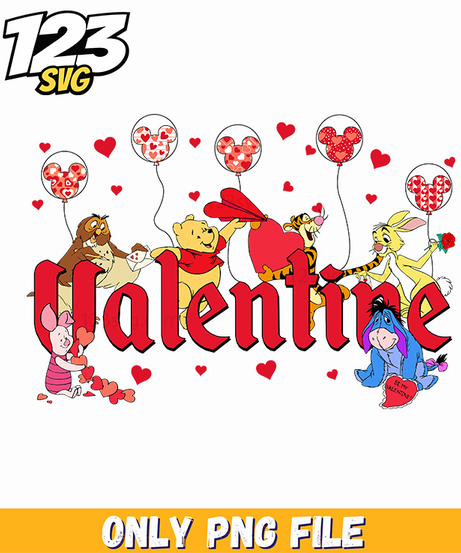 Valentine Text, Valentine's Day Card, Valentine Card Ideas - 123SVG Store