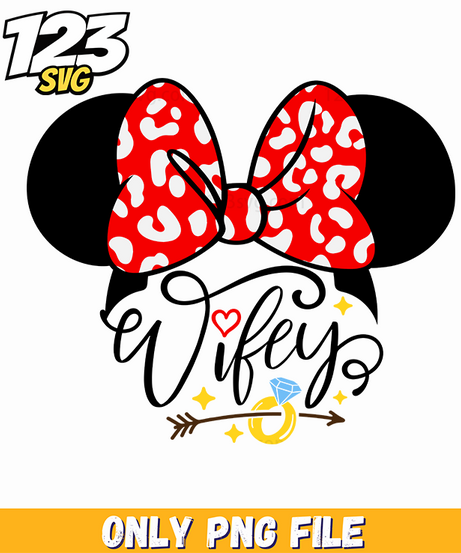Wifey Minnie Valentine PNG, Minnie Valentine PNG free, Minnie Valentine PNG download - 123SVG Store