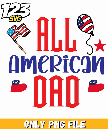 all american dad flag balloon us maps png, us map balloons, american flag balloons - 123SVG Store