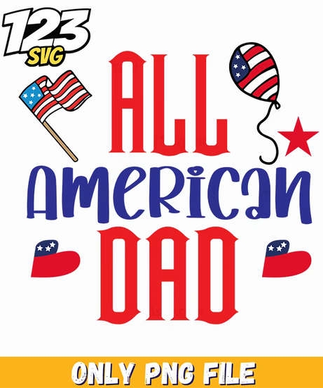all american dad flag balloon us maps png, us map balloons, american flag balloons - 123SVG Store