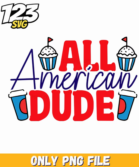 all american dude cupcakes drink png, cupcake drink png, american drink cupcake png - 123SVG Store