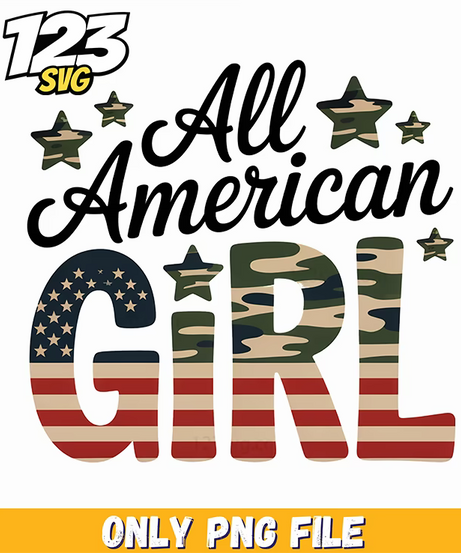 all american girl flag camo border png, all american girl flag camo border png, american girl flag camo border - 123SVG Store