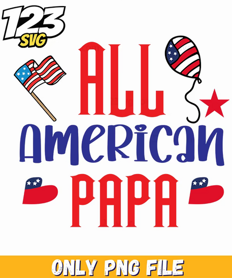 all american papa flag balloon us maps png, patriotic america map balloons, usa map balloons for party - 123SVG Store