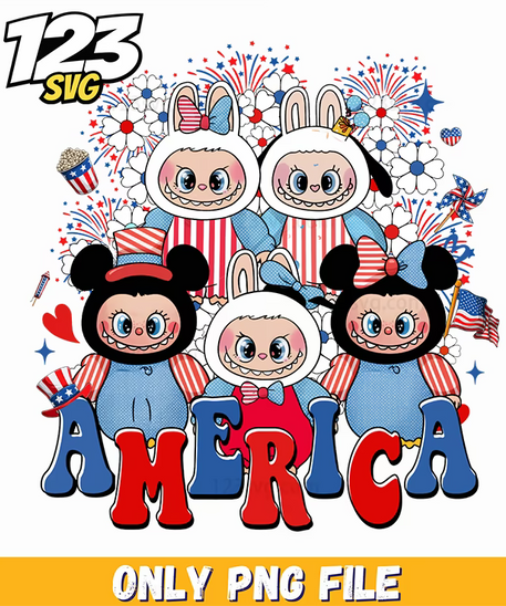 america labubu png, labubu, labubu png - 123SVG Store