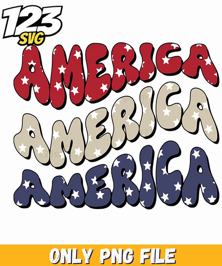 america stacked retro wavy font png, kpop bands cartoon png, retro saja boys band logo png - 123SVG Store