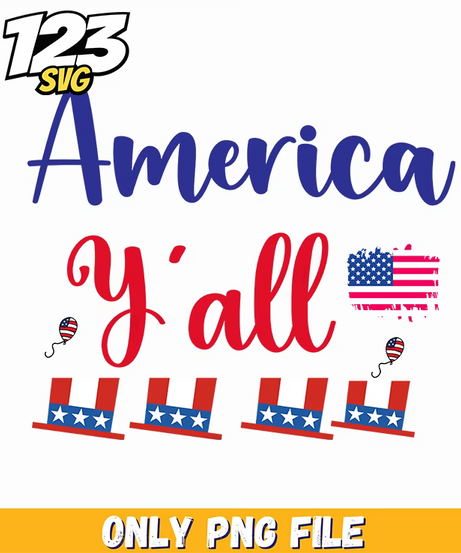 america yall flags uncle sam hats png, usa flag patriotic uncle sam, uncle sam hat american flag apparel - 123SVG Store