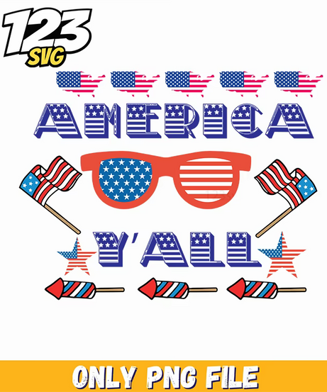 america yall us maps sunglasses flags rockets png, usa maps with flags and rockets, american flags rockets usa maps - 123SVG Store