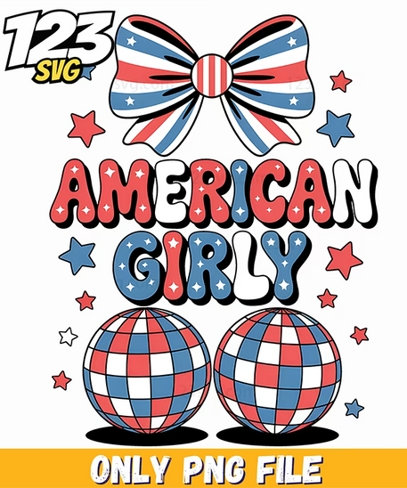 american girly disco ball ribbon bow png, american girly ribbon bow png, american disco bow png - 123SVG Store