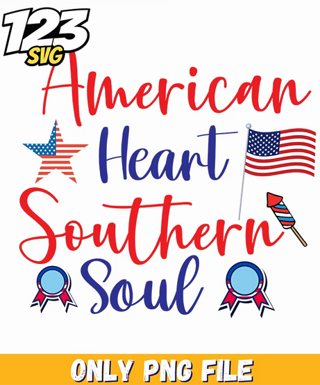 american heart southern soul star flag rocket ribbons png, american heart southern soul star flag rocket ribbons, southern soul star flag rocket ribbons - 123SVG Store