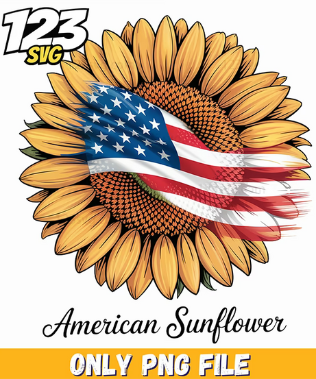 american sunflower flag texture sublimation png, easter pocahontas png sublimation, 100 days smarter png sublimation - 123SVG Store