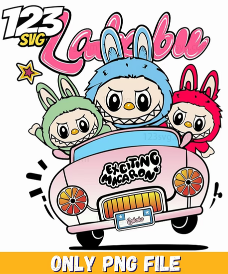 anime racing labubu png, labubu anime, labubu png - 123SVG Store