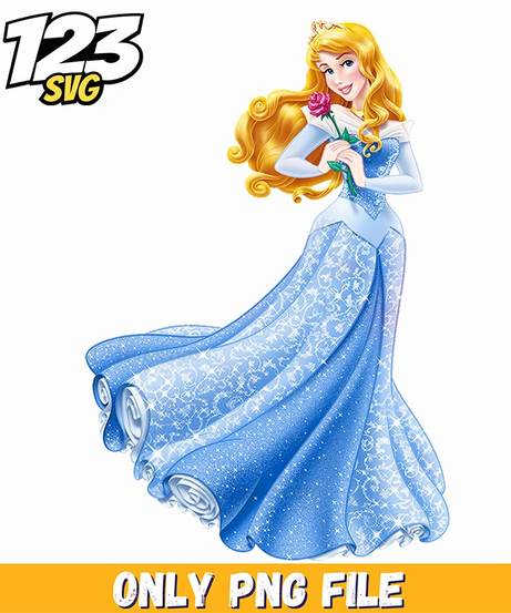 aurora princess, princess aurora, aurora fairy princess - 123SVG Store