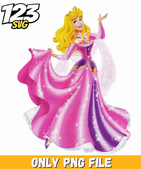 aurora sleeping beauty dress, sleeping beauty aurora princess, aurora beauty sleeping princess dress - 123SVG Store
