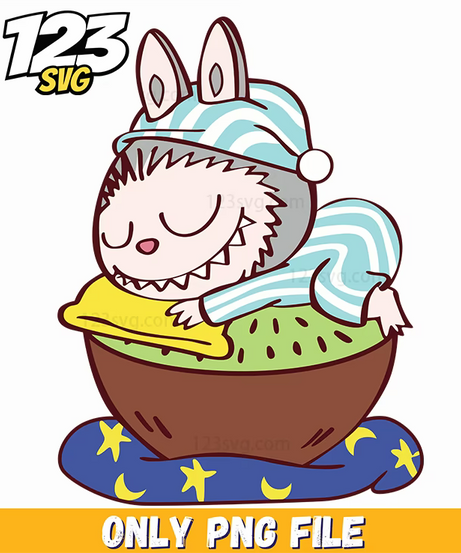 banana labubu png, labubu png clipart, labubu png image - 123SVG Store