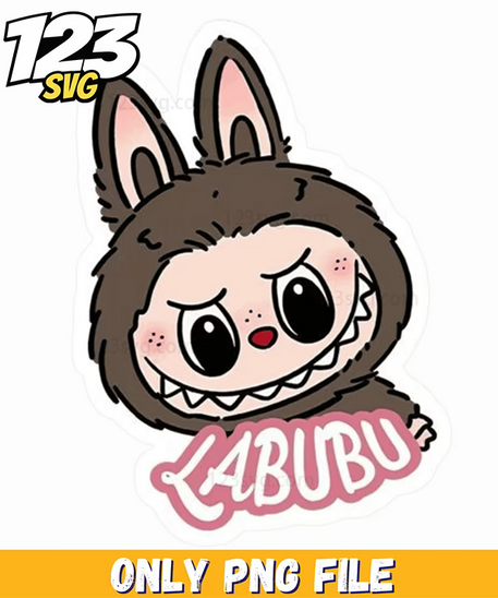 brown labubu sticker png, labubu sticker, labubu sticker png free download - 123SVG Store