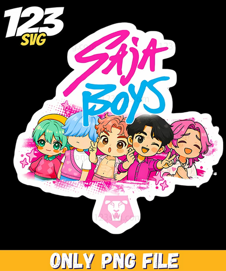 cartoon fighter png, kpop hero team png, huntrix team design png - 123SVG Store