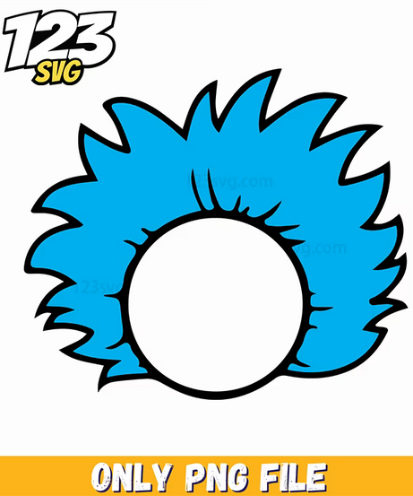 cat in the hat hair circle frame dr seuss png, kpop hunter cat png, kpop hero png - 123SVG Store