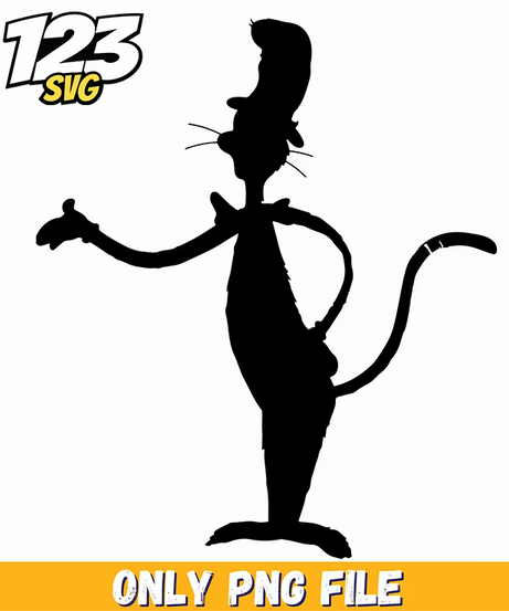 cat in the hat silhouette dr seuss png, wicked quotes png, witch hat and crown wicked png - 123SVG Store