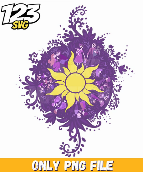 character rapunzel, frozen characters, rapunzel characters list - 123SVG Store