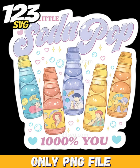 chibi girls kpop png, kpop hero team png, kpop band design png - 123SVG Store
