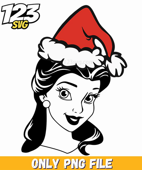 christmas princesses png, christmas princess images, christmas princess dresses - 123SVG Store
