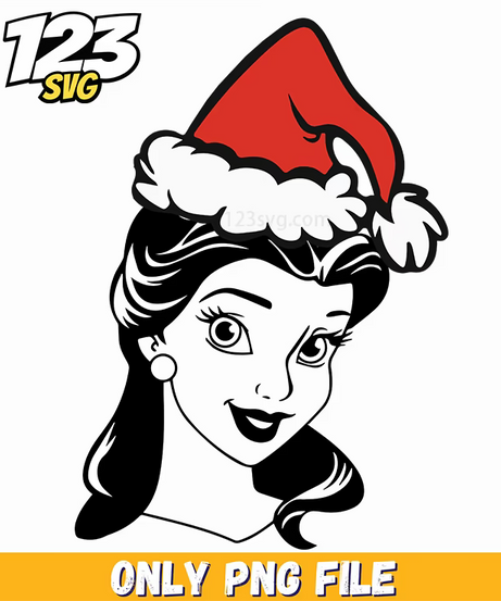 christmas princesses png, christmas princess images, christmas princess dresses - 123SVG Store