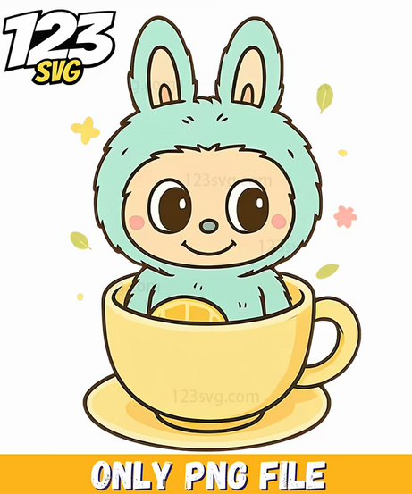 coffee cup labubu png, labubu coffee cup, labubu coffee cups - 123SVG Store