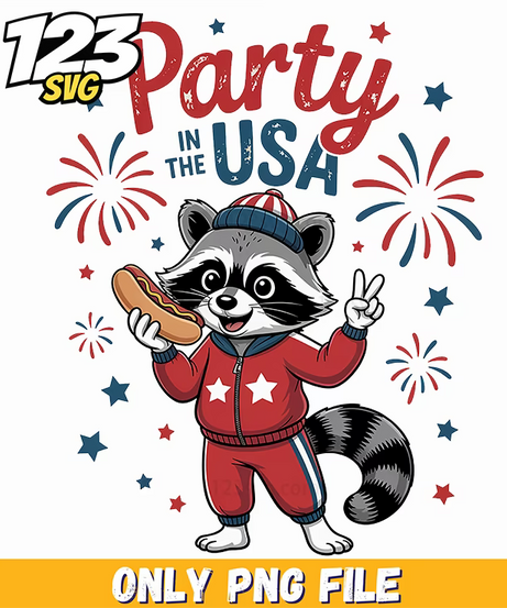 cool raccoon fireworks png, cute but feral raccoon png graphic, raccoon sorry cupid i've been feral png - 123SVG Store